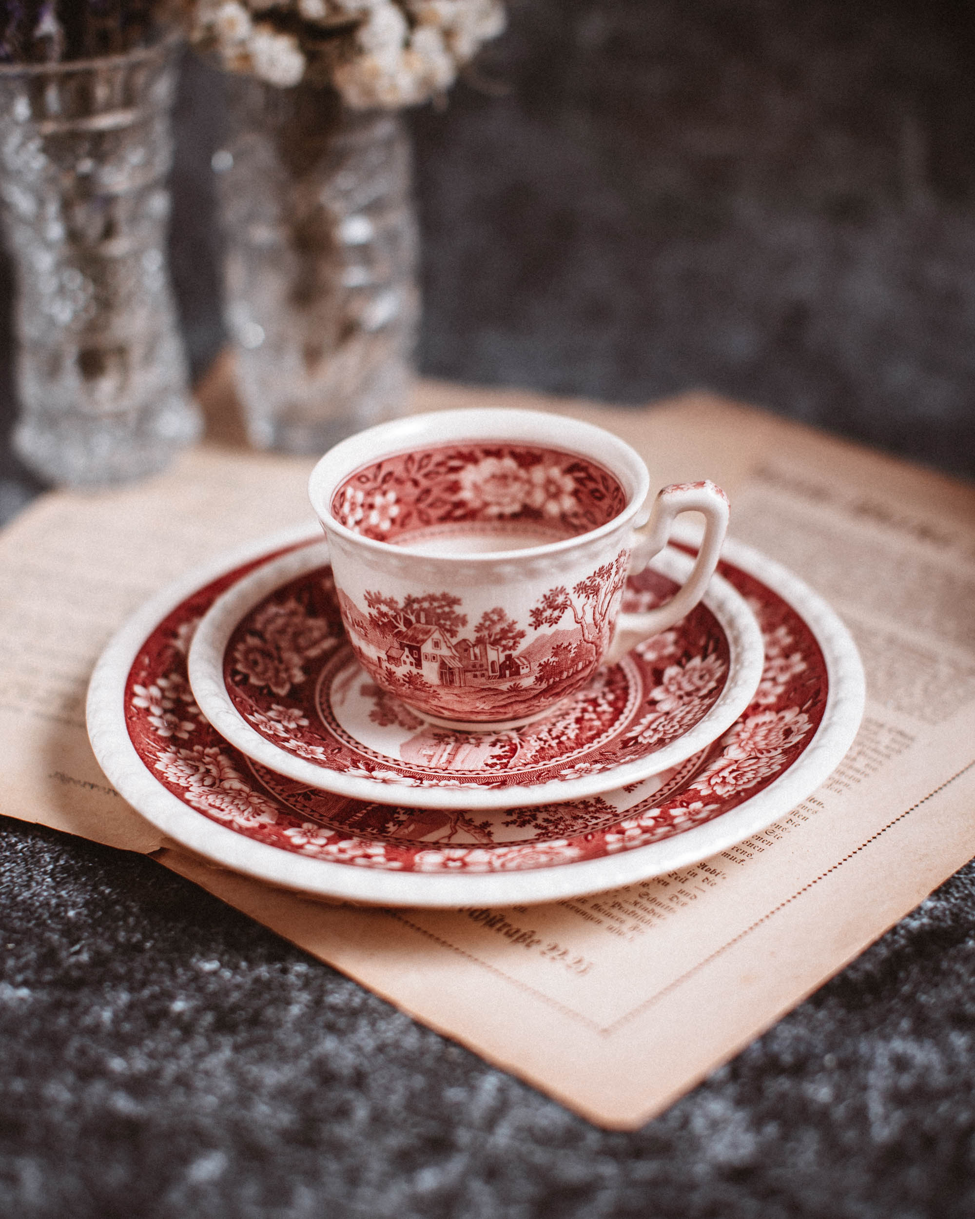 Villeroy&Boch Rusticana トリオ2客セット Rusticana Green Flat Cream Soup Bowl & Saucer Set by
