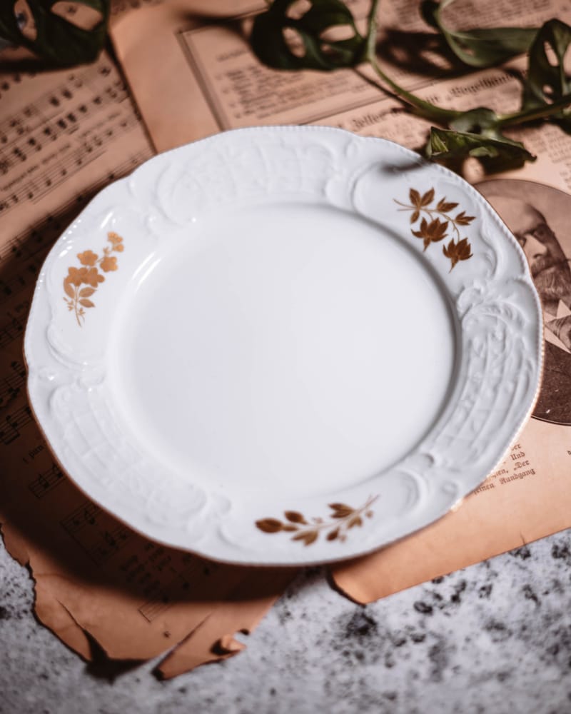 Filiżanki do kawy Rosenthal Sanssouci Gold Rose lata 70te