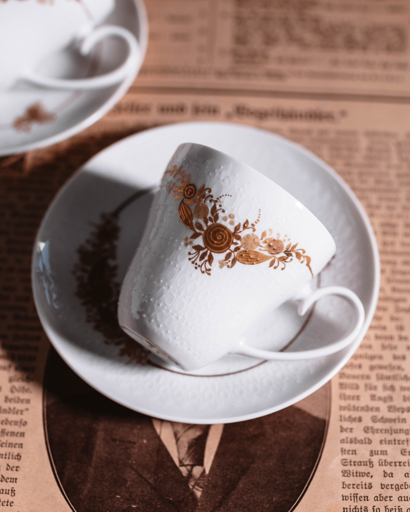 Duo do espresso Rosenthal Romanze lata 70te