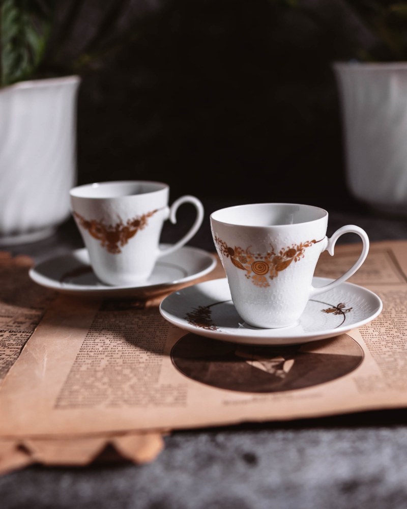 Duo do espresso Rosenthal Romanze lata 70te
