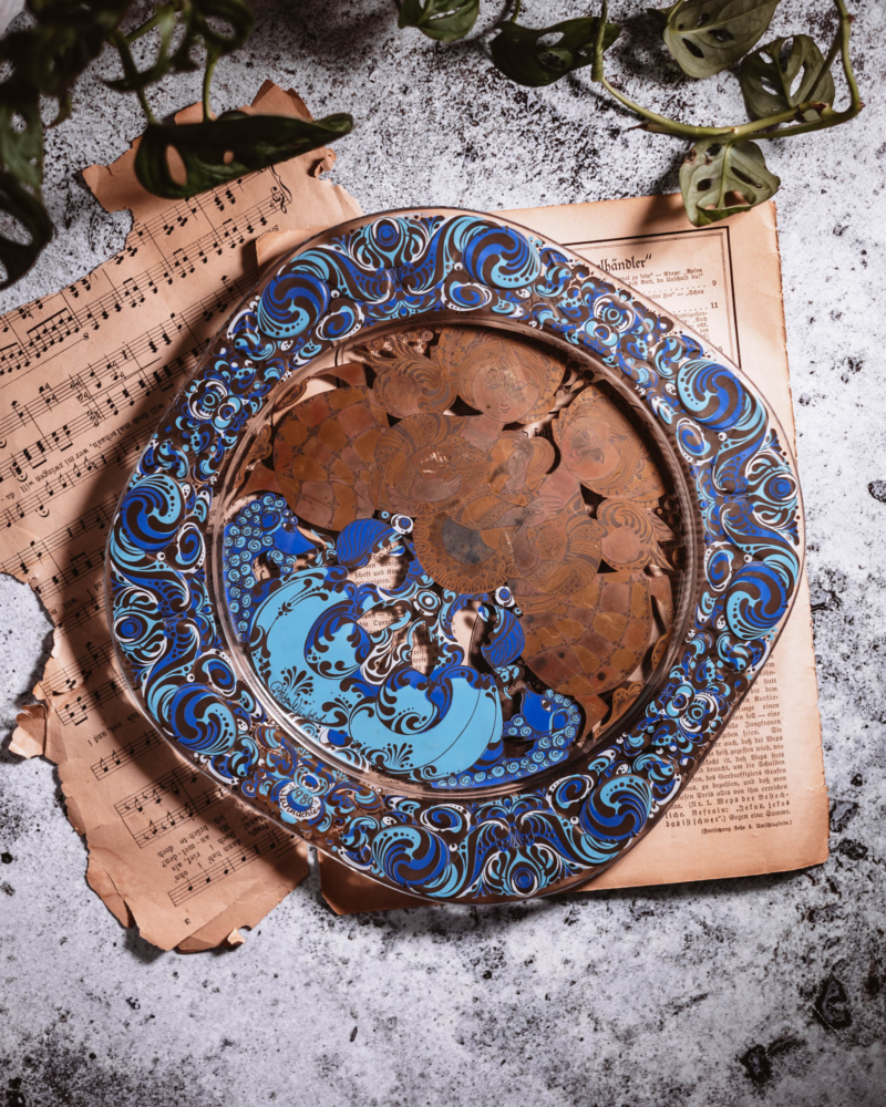 Kolekcjonerski talerz Rosenthal Weihnachten Bjorn Wiinblad 1989 rok