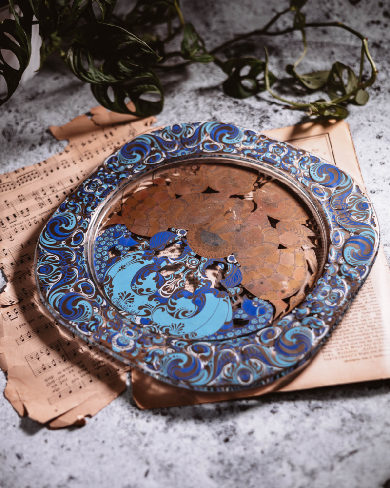 Kolekcjonerski talerz Rosenthal Weihnachten Bjorn Wiinblad 1989 rok