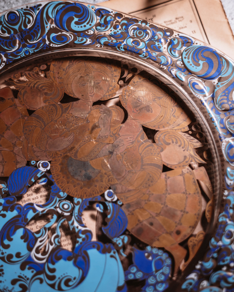 Kolekcjonerski talerz Rosenthal Weihnachten Bjorn Wiinblad 1989 rok