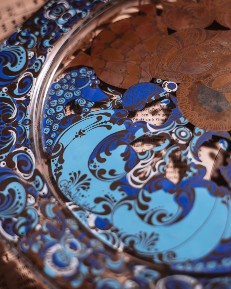 Kolekcjonerski talerz Rosenthal Weihnachten Bjorn Wiinblad 1989 rok