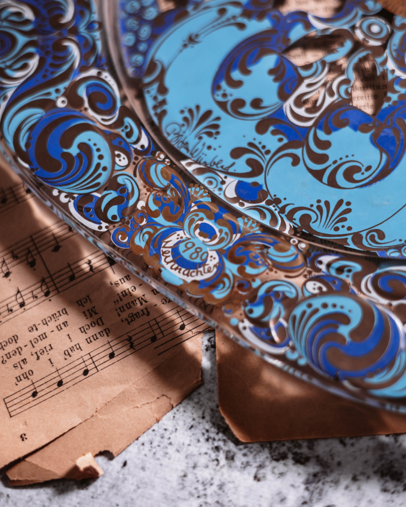 Kolekcjonerski talerz Rosenthal Weihnachten Bjorn Wiinblad 1989 rok