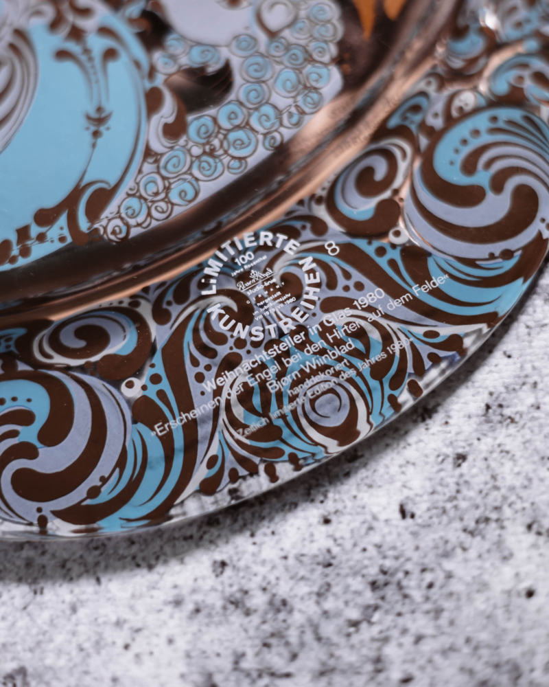 Kolekcjonerski talerz Rosenthal Weihnachten Bjorn Wiinblad 1989 rok