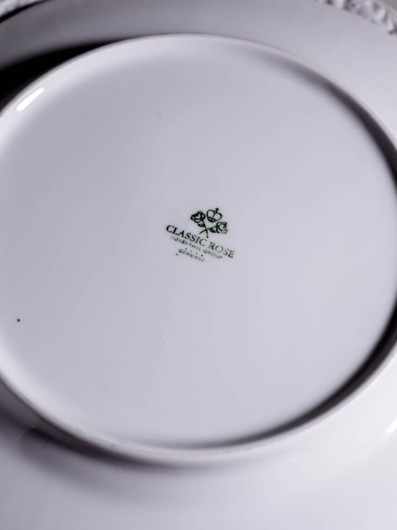 Komplet talerzy obiadowych Rosenthal Maria Bratki lata 70te