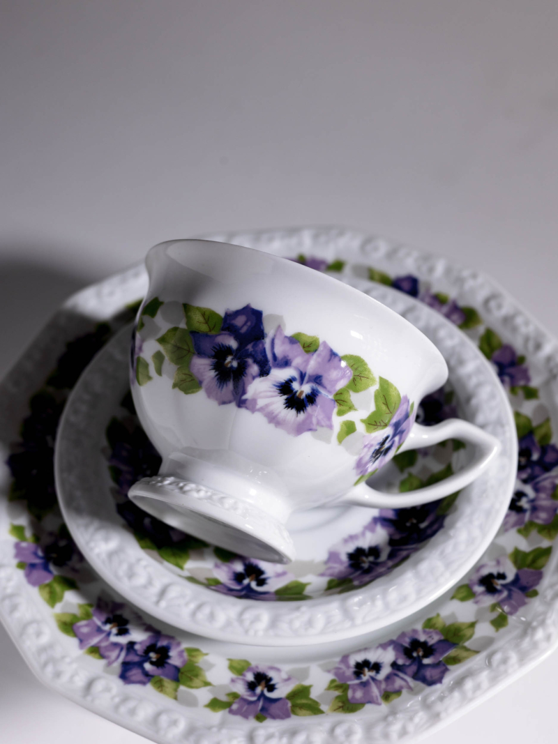 Trio śniadaniowe Rosenthal Maria Bratki