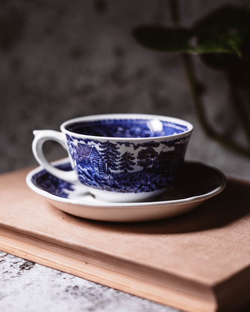 Duo kawowe Arabia Finland Landscape lata 50te