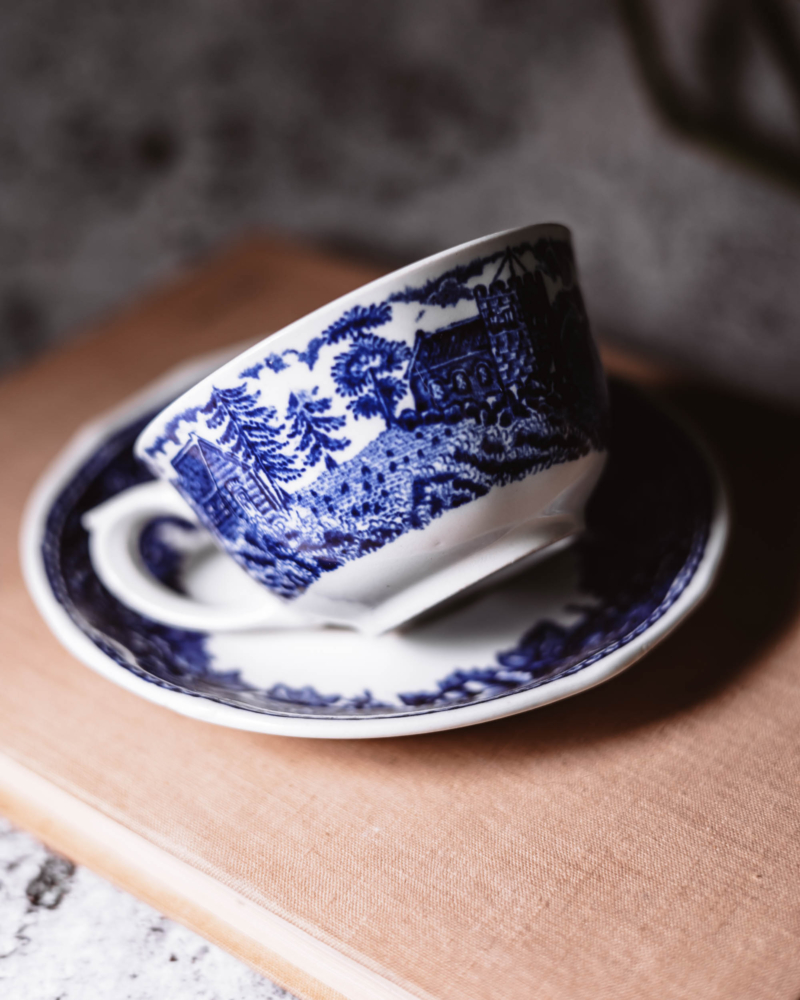 Duo kawowe Arabia Finland Landscape lata 50te