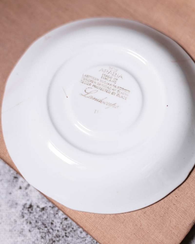 Duo kawowe Arabia Finland Landscape lata 50te