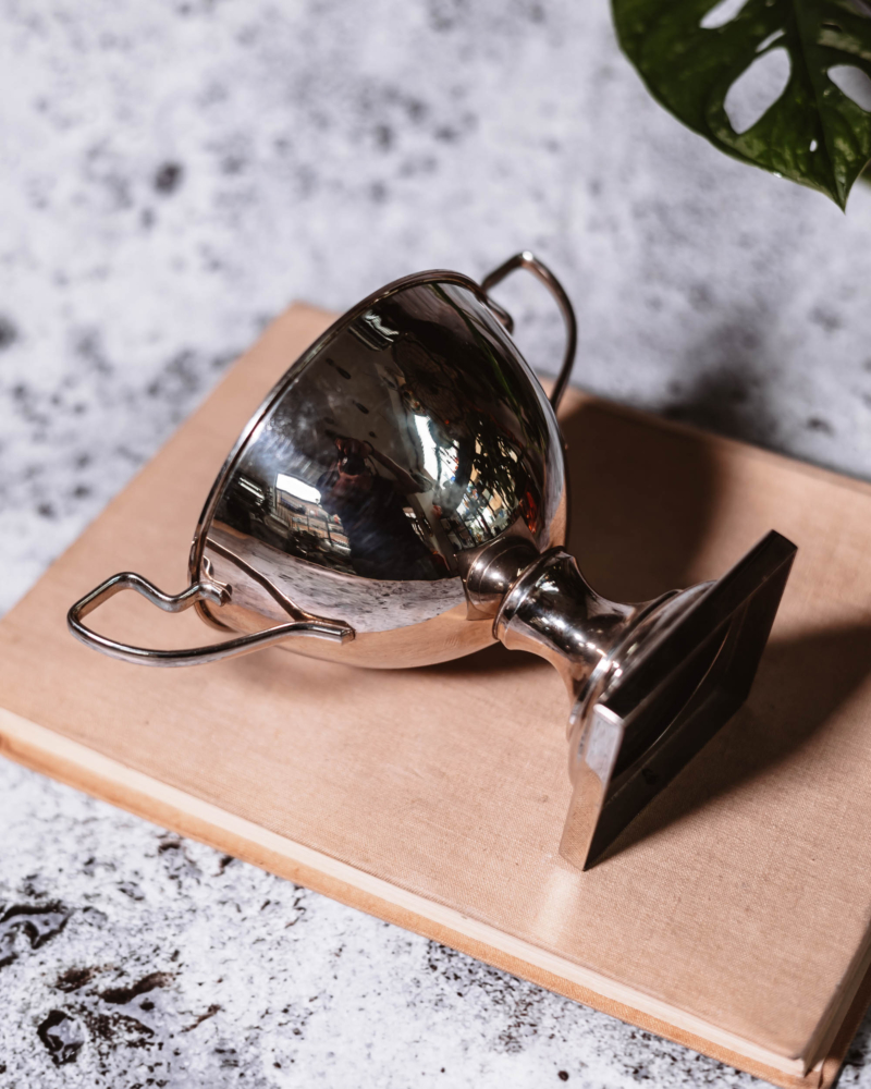 Platerowany środek stołu w stylu Art Deco lata 30te