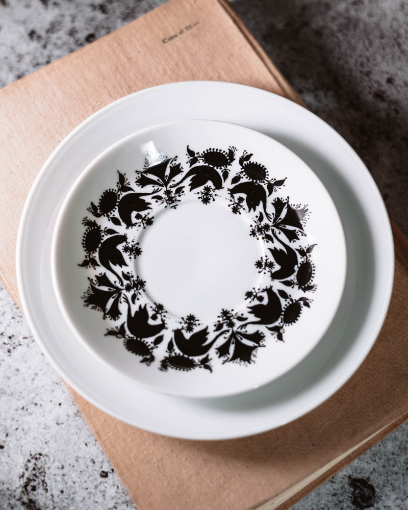 Trio śniadaniowe Rosenthal Berlin Hilton lata 70te