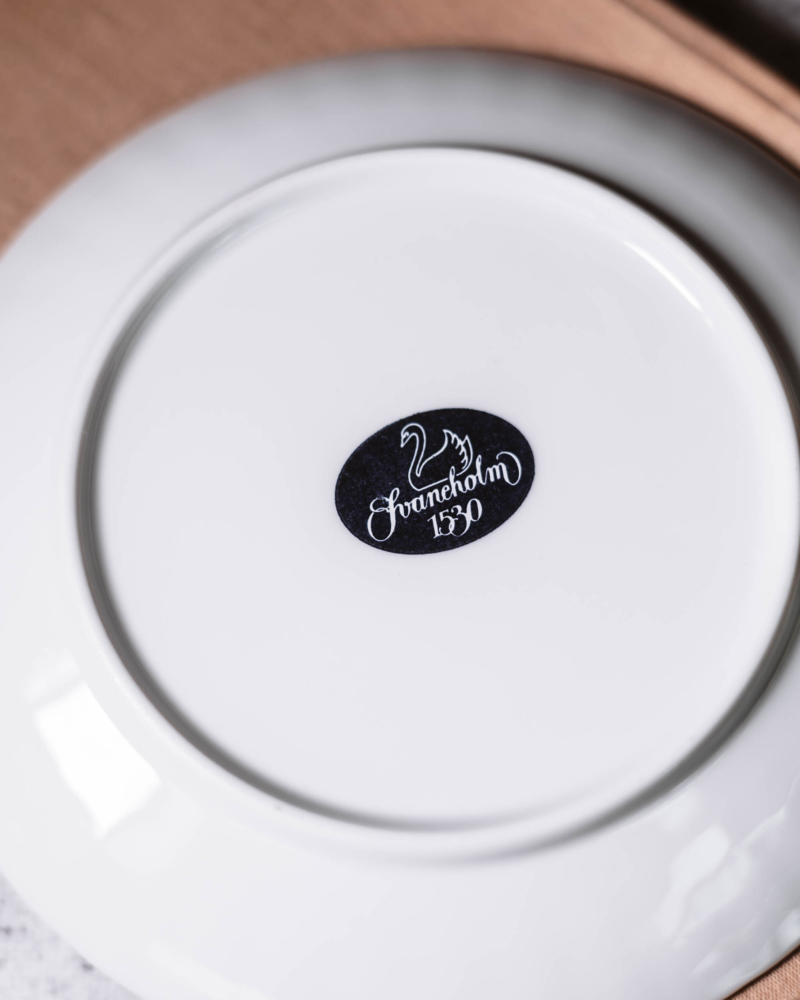 Trio śniadaniowe Svaneholm Flores Caerulei lata 70te