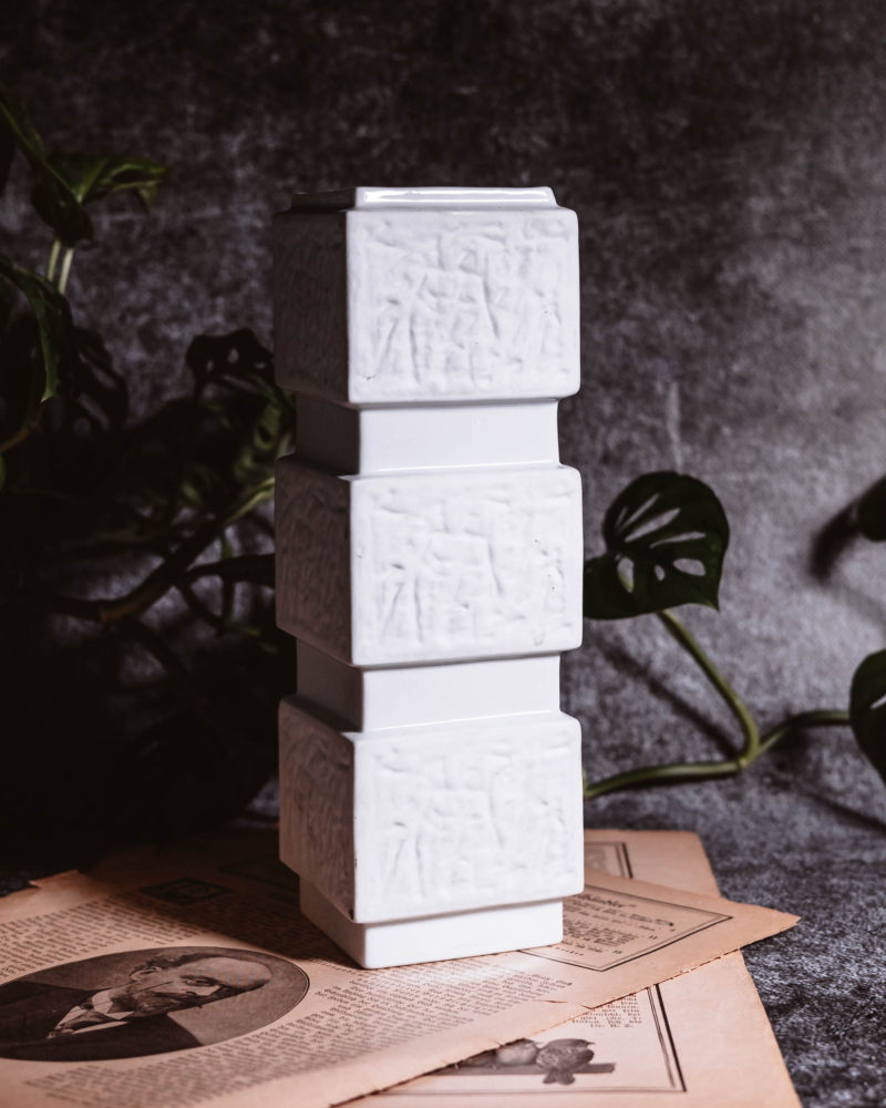 Biskwitowy wazon Bavaria Waldershof lata 50te