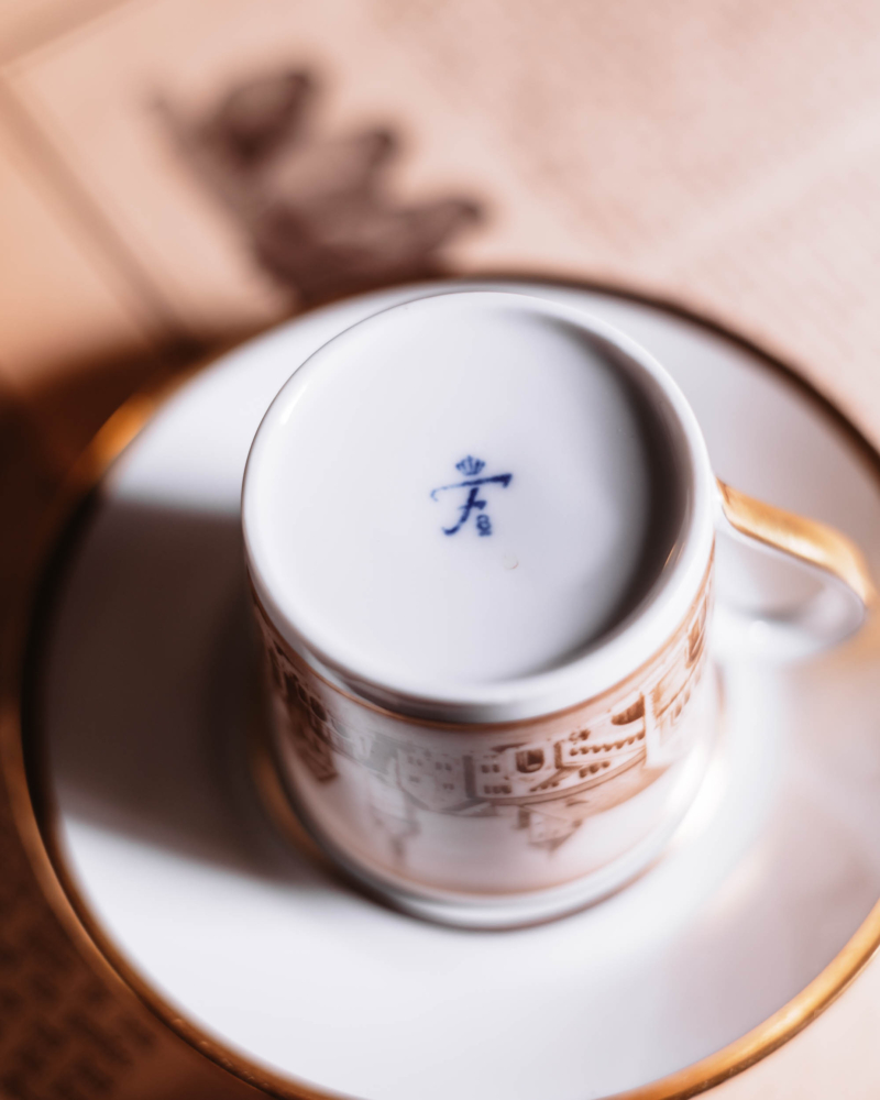 Duo do espresso Furstenberg Braunschweig lata 80te