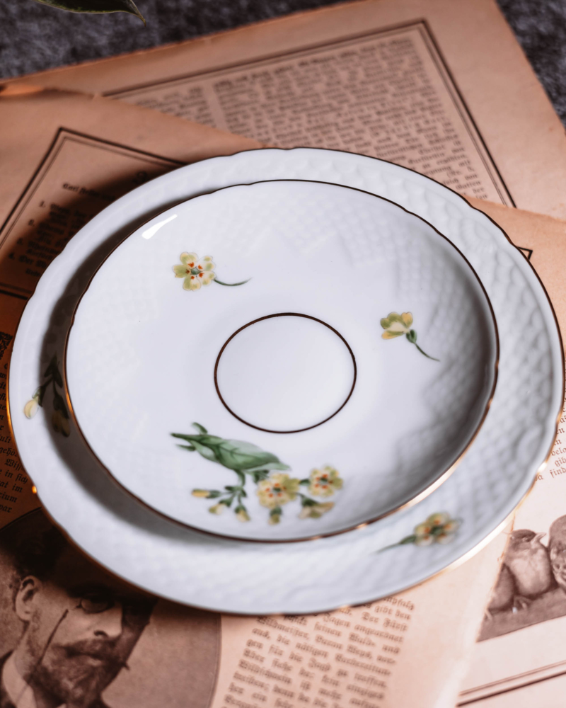 Ręcznie malowane trio Bing & Grondahl lata 50te