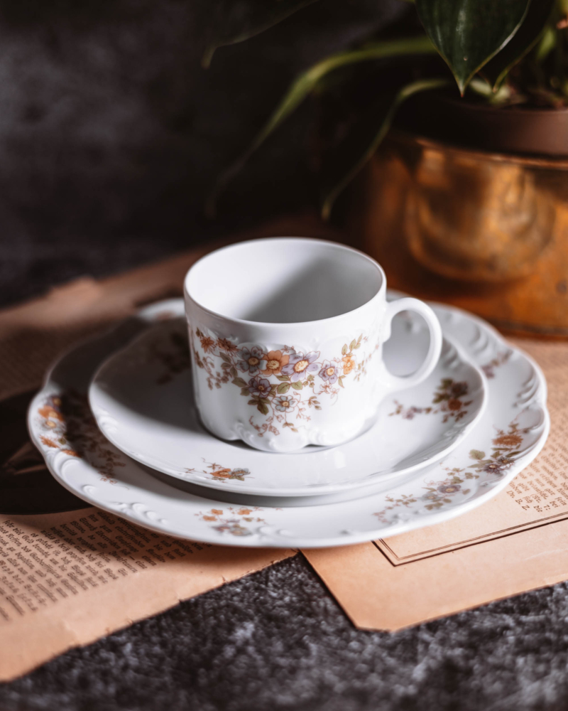 Trio śniadaniowe Rosenthal Monbijou Fortuna lata 70te