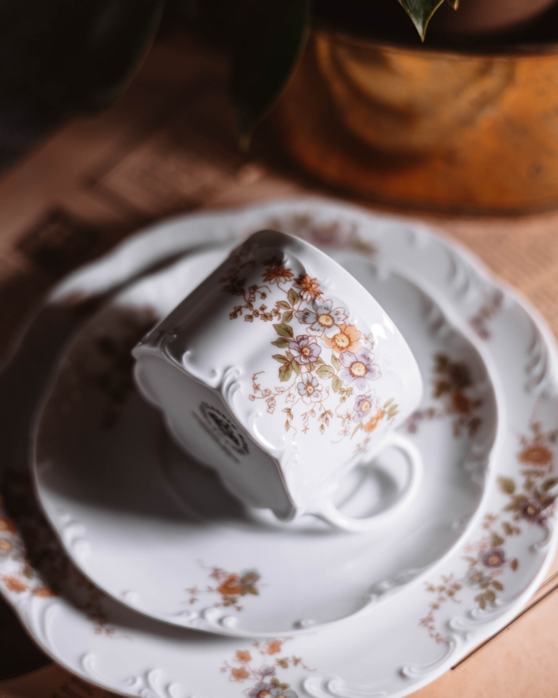 Trio śniadaniowe Rosenthal Monbijou Fortuna lata 70te