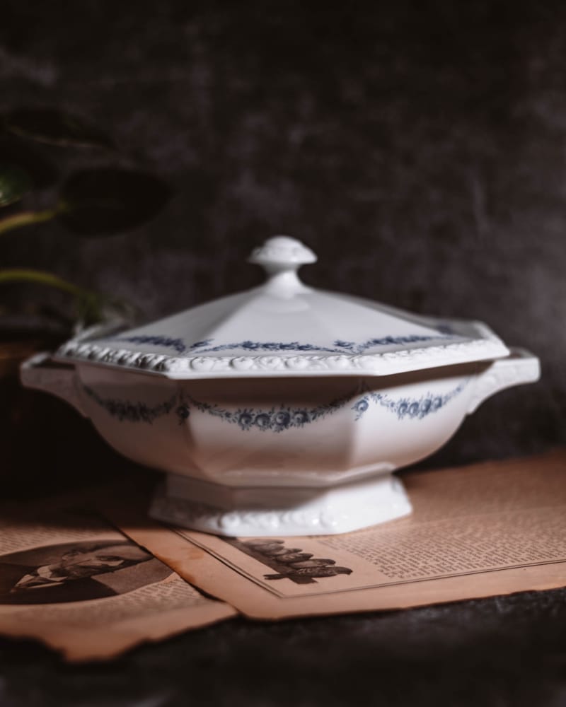 waza-rosenthal-maria-blau-lata-70te-20250821-0065 Porcelanowa waza Rosenthal Maria Blau lata 70te