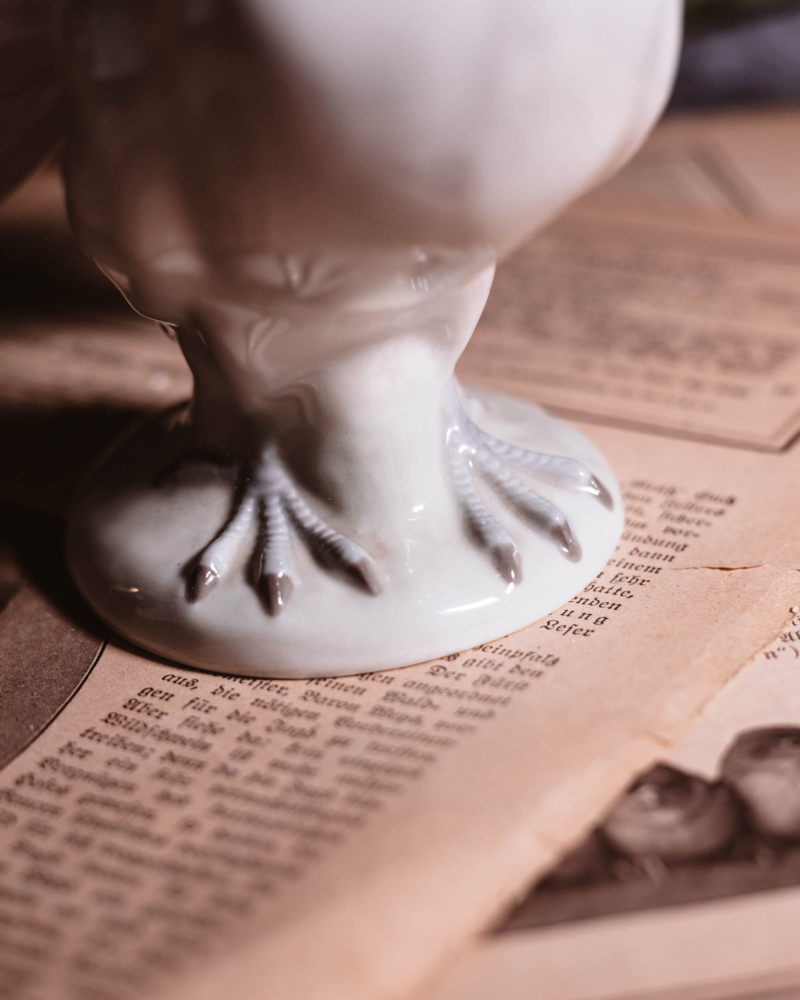 Porcelanowa figurka gołębia Lipperlsdorf lata 50te