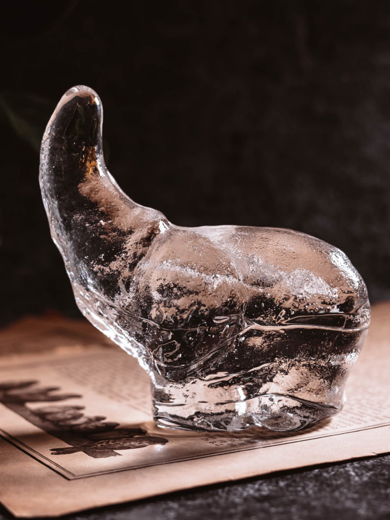 szklana-rzezba-slon-pkueberg-lata-80te-20250827-0519 Szklana figurka słonia Pukeberg lata 90te