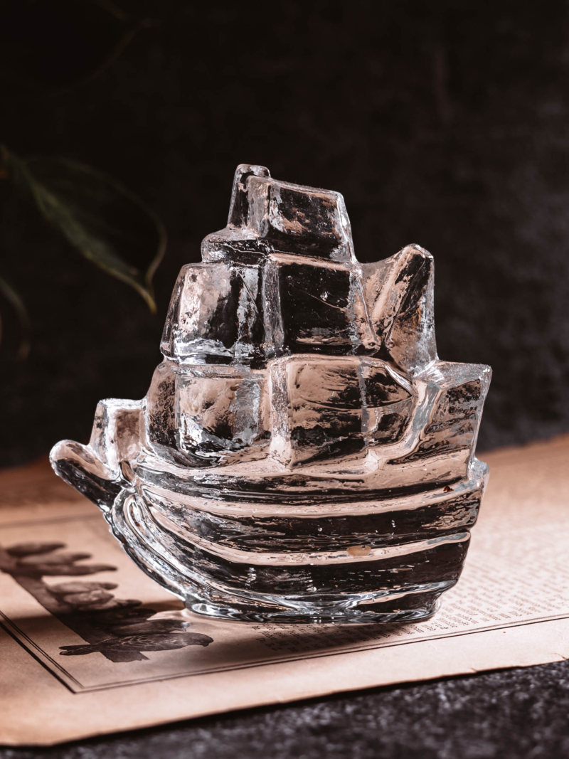 szklana-rzezba-statek-pkueberg-lata-80te-20250827-0515 Szklana figurka żaglowca Pukeberg lata 90te