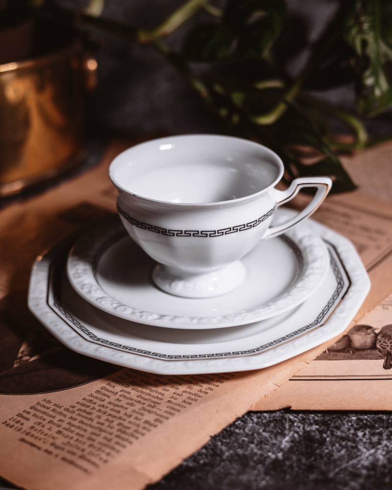 Trio kawowe Rosenthal Maria Ornament 1927 rok