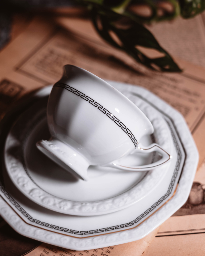 Trio kawowe Rosenthal Maria Ornament 1927 rok