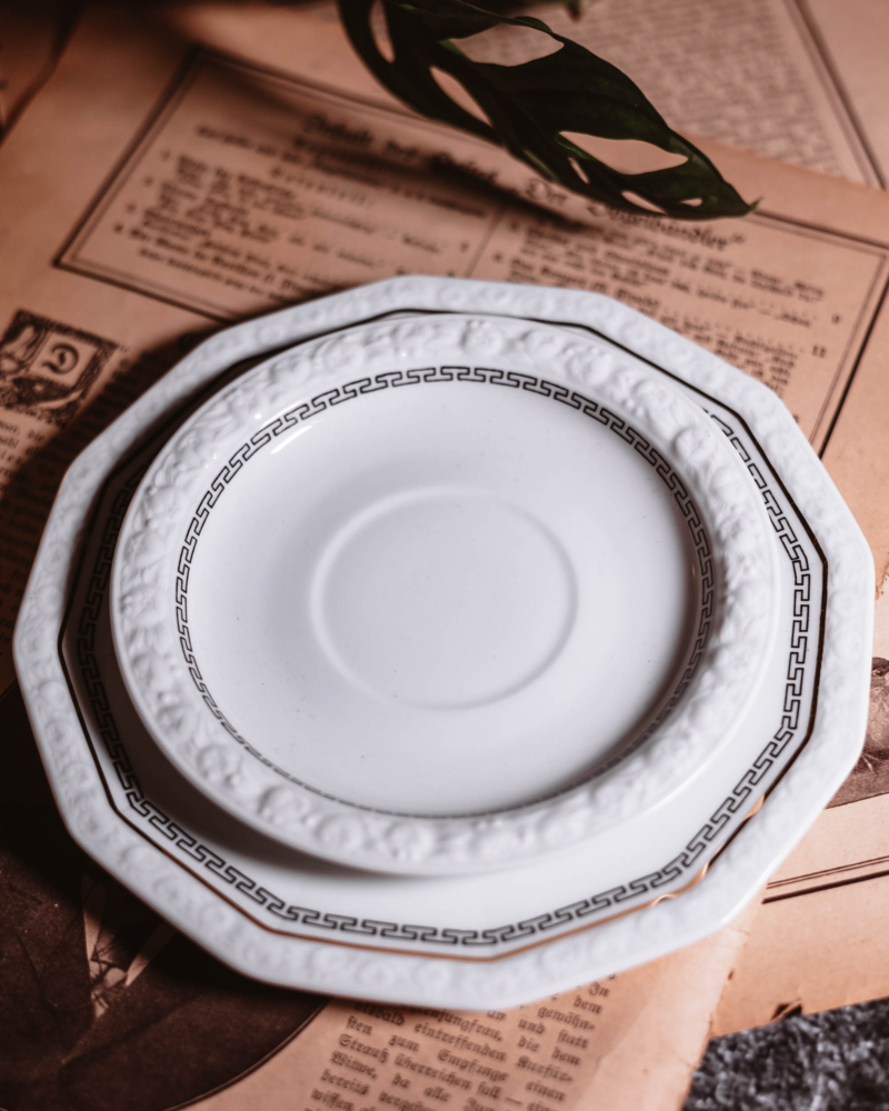 Trio kawowe Rosenthal Maria Ornament 1927 rok