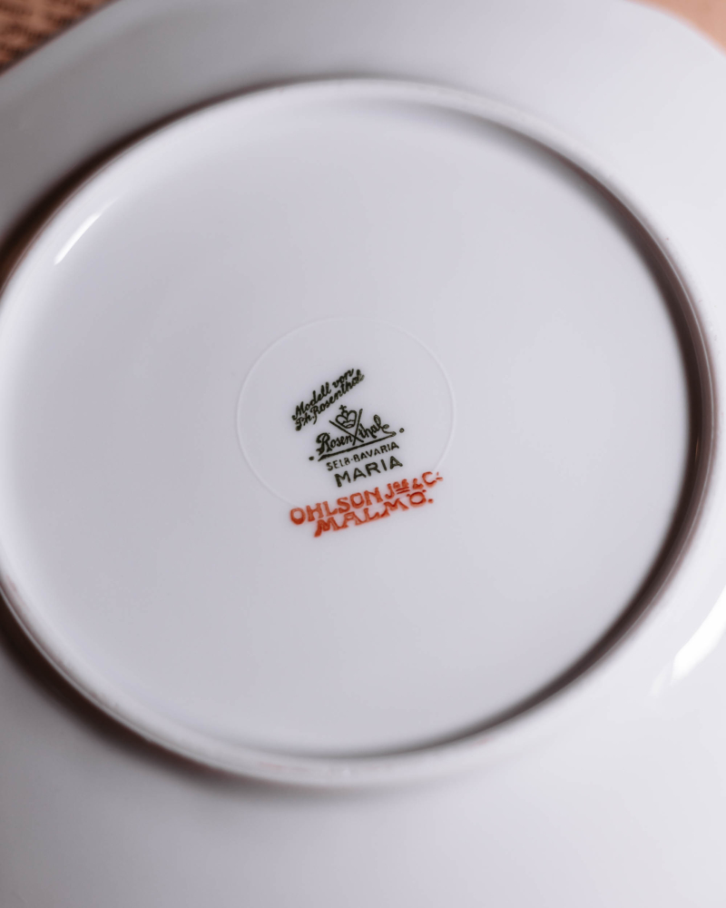 Trio kawowe Rosenthal Maria Ornament 1927 rok