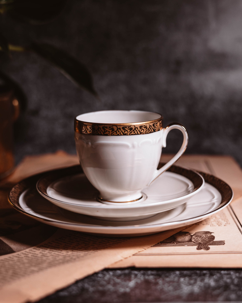 Trio śniadaniowe KP Karlskrona lata 50te