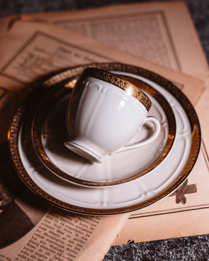 Trio śniadaniowe KP Karlskrona lata 50te