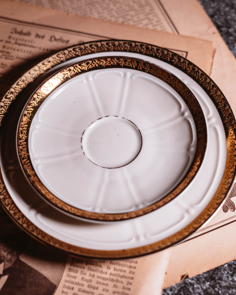 Trio śniadaniowe KP Karlskrona lata 50te