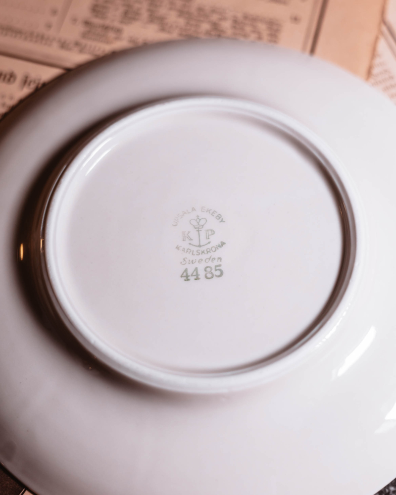 Trio śniadaniowe KP Karlskrona lata 50te