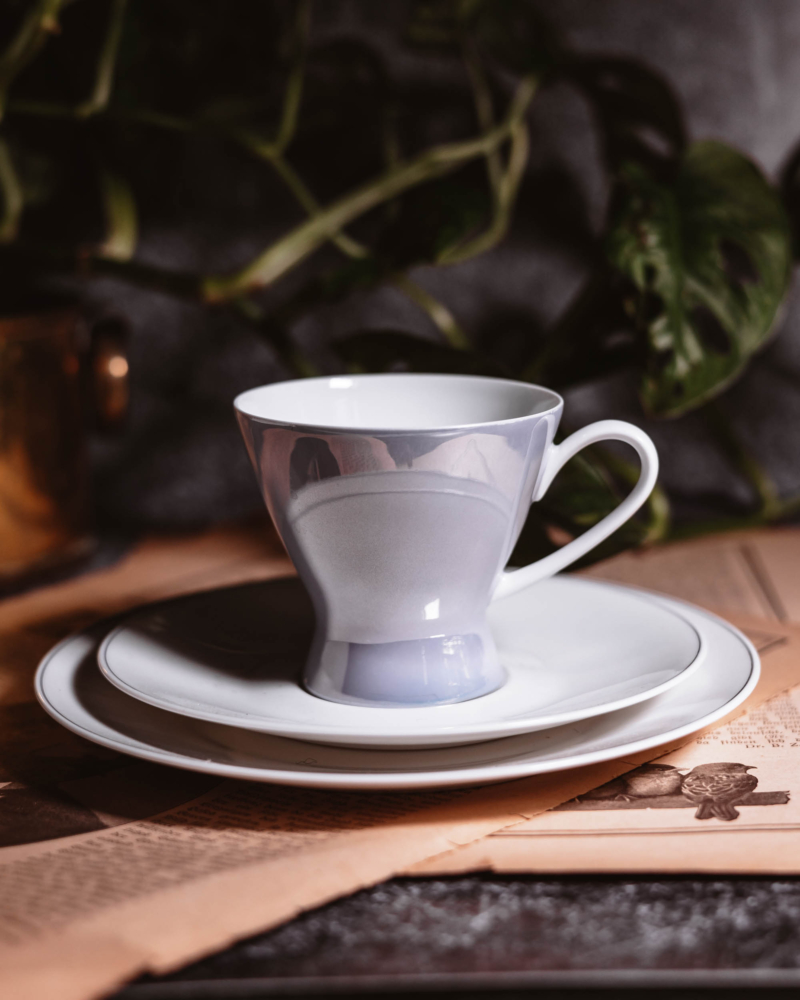 Trio śniadaniowe Rosenthal w masie perłowej lata 40te