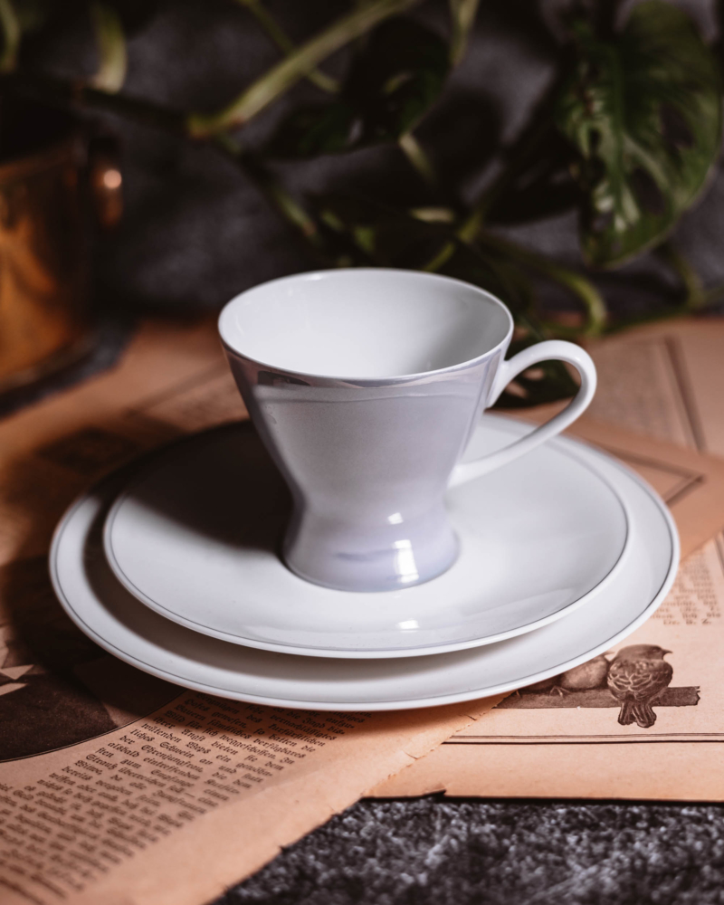 Trio śniadaniowe Rosenthal w masie perłowej lata 40te