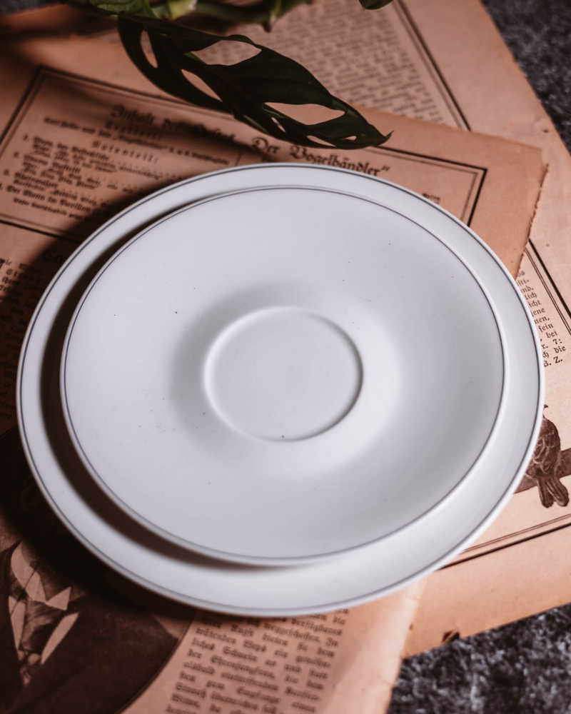 Trio śniadaniowe Rosenthal w masie perłowej lata 40te