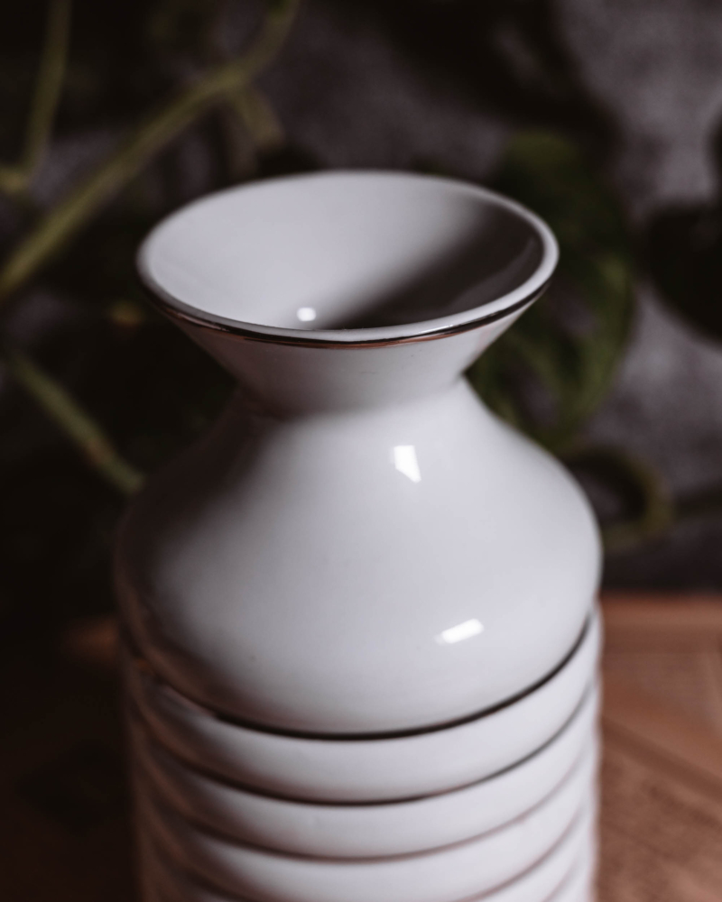 Porcelanowy wazon Lippelsdorf lata 60te