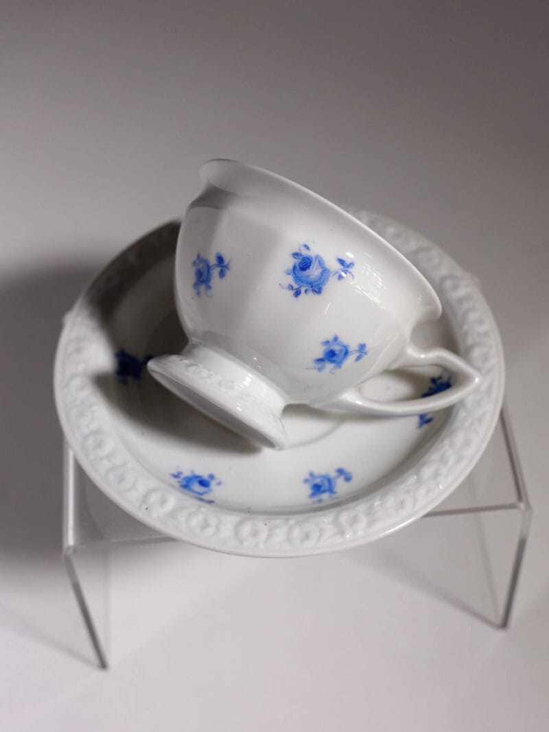 duo-do-espresso-rosenthal-maria-kobaltowa-roza-20260422-0290 Duo do espresso Rosenthal Maria kobaltowa róża lata 20te