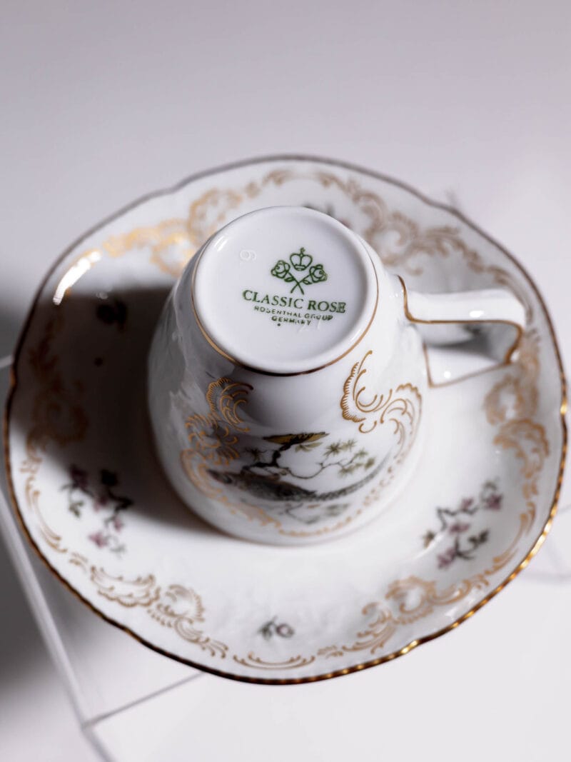 Duo do espresso Rosenthal Sanssouci Vogel Paradise lata 70te