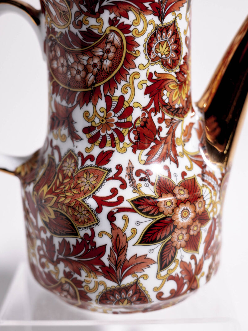 Imbryk kawowy Crown Devon Imari lata 30te