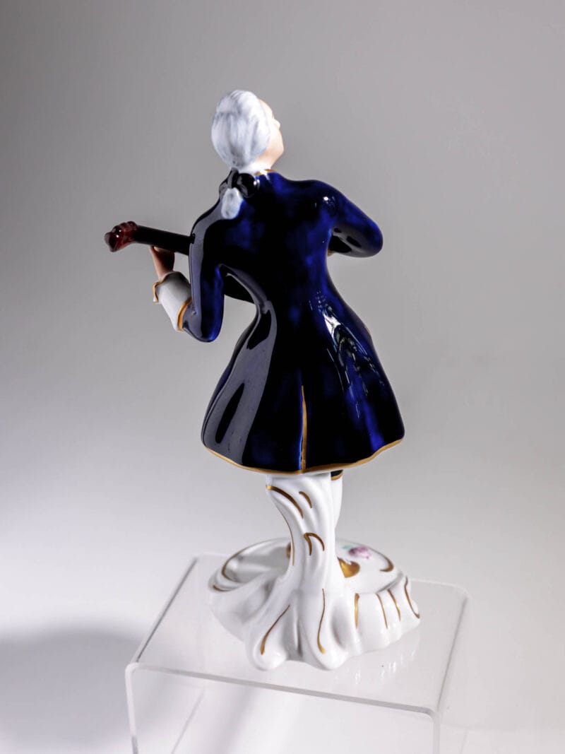 kawaler-z-gitara-figurka-royal-dux-20260422-0425 Figurka kawalera z gitarą Royal Dux lata 50te