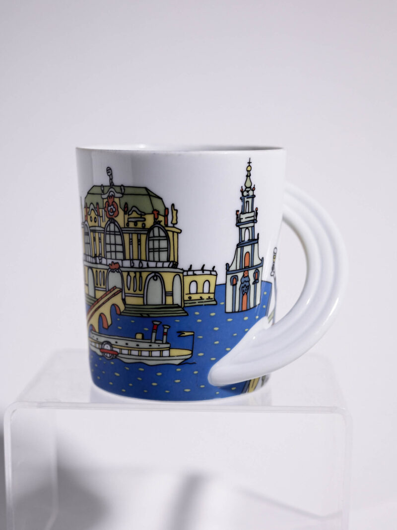Kolekcjonerski kubek Rosenthal Cupola nr.11 Dresden lata 80te
