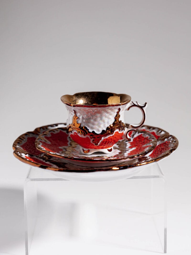 Trio do espresso Steatyt Katowice lata 60te