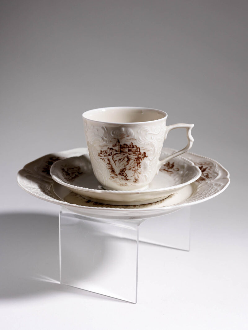 Kolekcjonerskie trio Rosenthal Sanssouci Ecru lata 70te