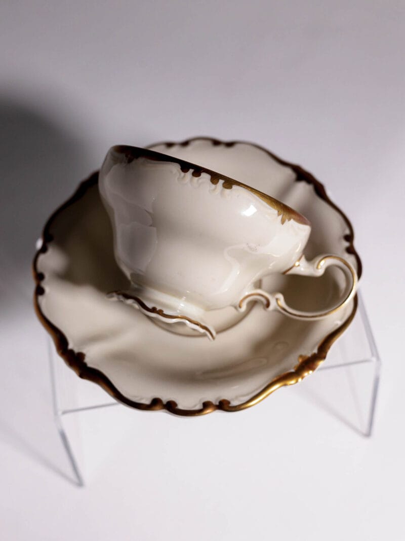 duo-do-espresso-rosenthal-pompadour-ecru-20260608-0026 Duo do espresso Rosenthal Pompadour Ecru Gold lata 40te