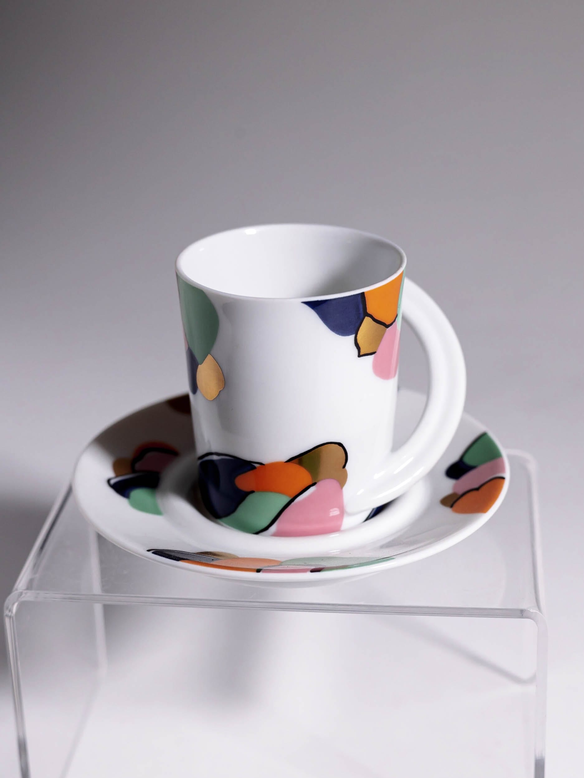 Duo do espresso Rosenthal Cupola nr 8 J. Van Loon
