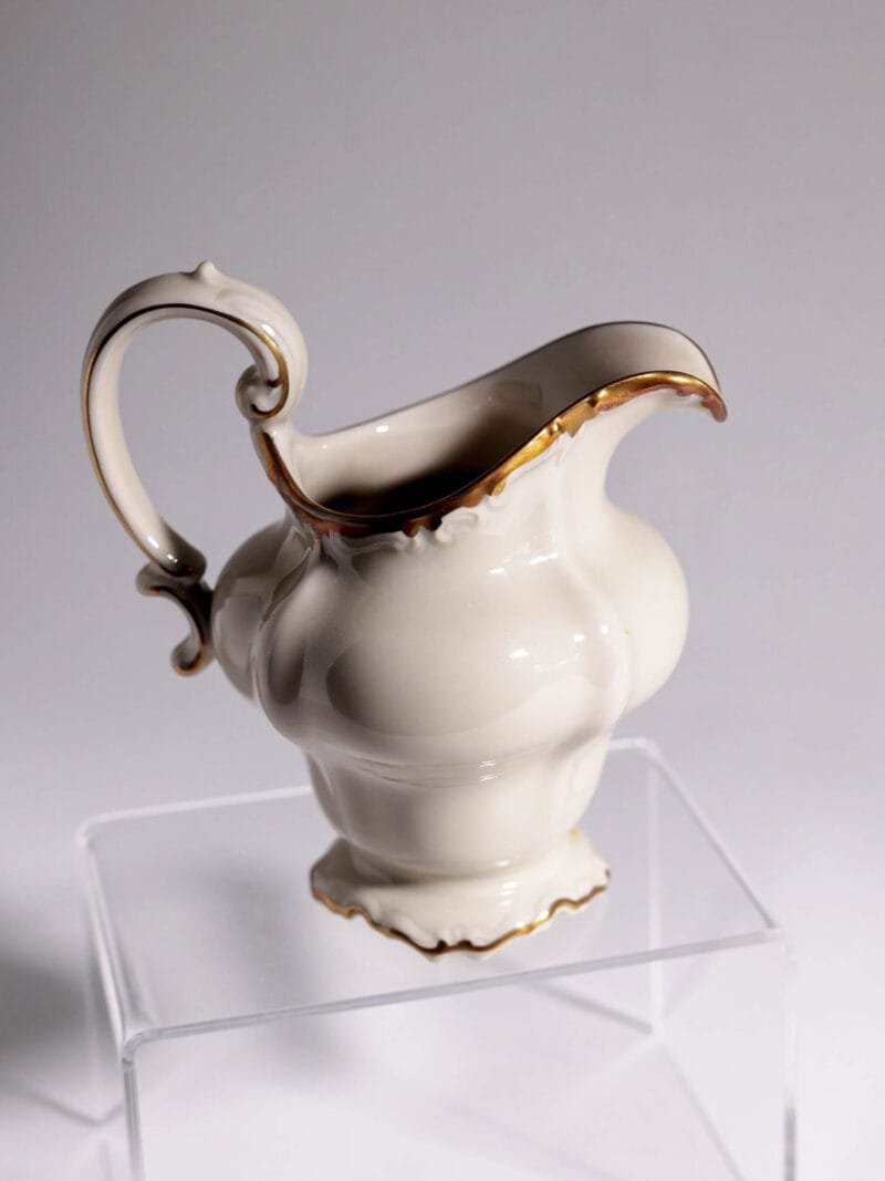Mlecznik Rosenthal Pompadour Ecru Gold lata 40te