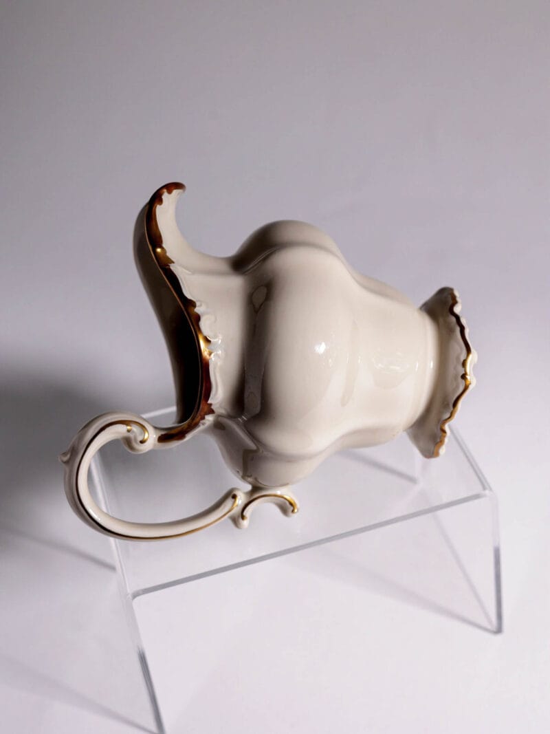 Mlecznik Rosenthal Pompadour Ecru Gold lata 40te